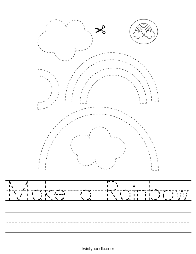 Make a Rainbow Worksheet