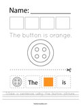 Make a sentence using the button picture. Worksheet