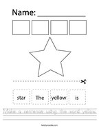 yellow worksheets twisty noodle