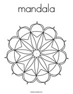mandala Coloring Page