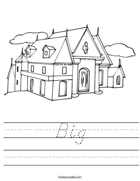 Mansion Worksheet