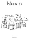 MansionColoring Page