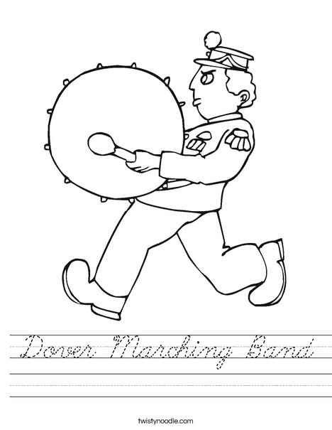 Marching Band Worksheet