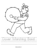 Dover Marching Band Worksheet