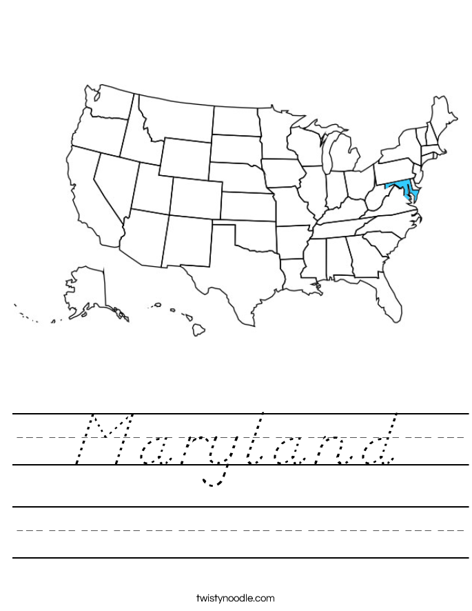 Maryland Worksheet
