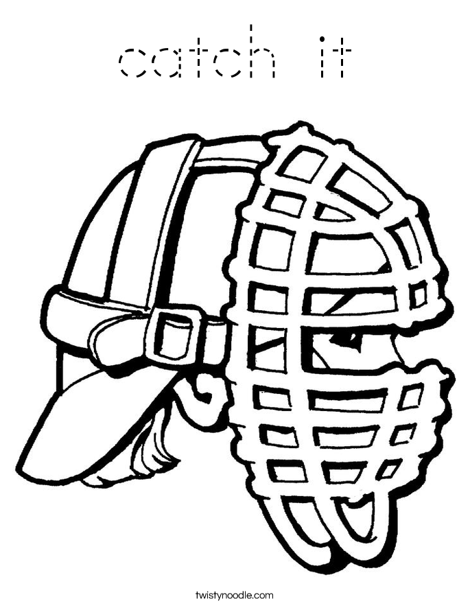 catch it Coloring Page