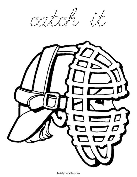 Mask Coloring Page