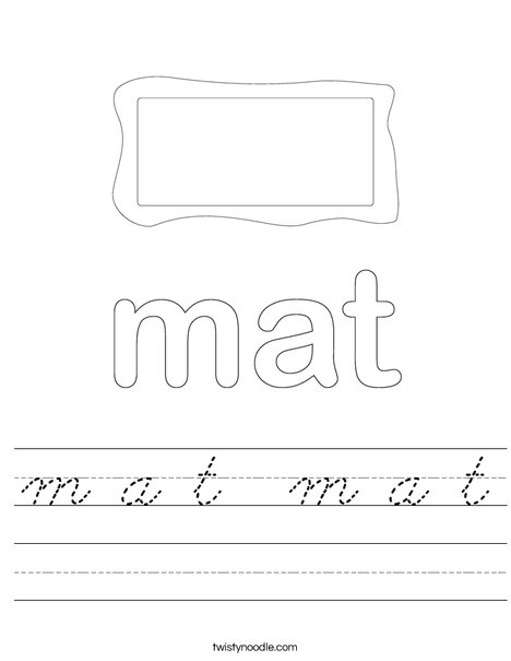 Mat Worksheet