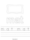 m a t  m a t Worksheet