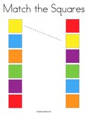 Match the Squares Coloring Page