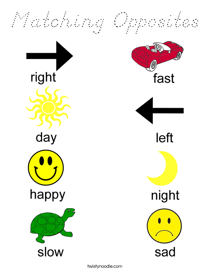 Match the opposites 5