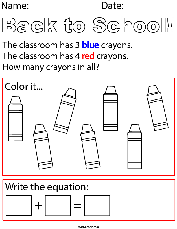  Math Worksheet