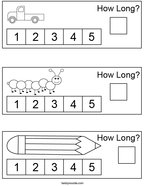 How Long Math Worksheet