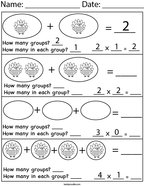 Multiplying Turkeys Math Worksheet