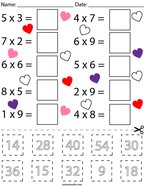 third grade multiplication math worksheets page 3 twisty noodle