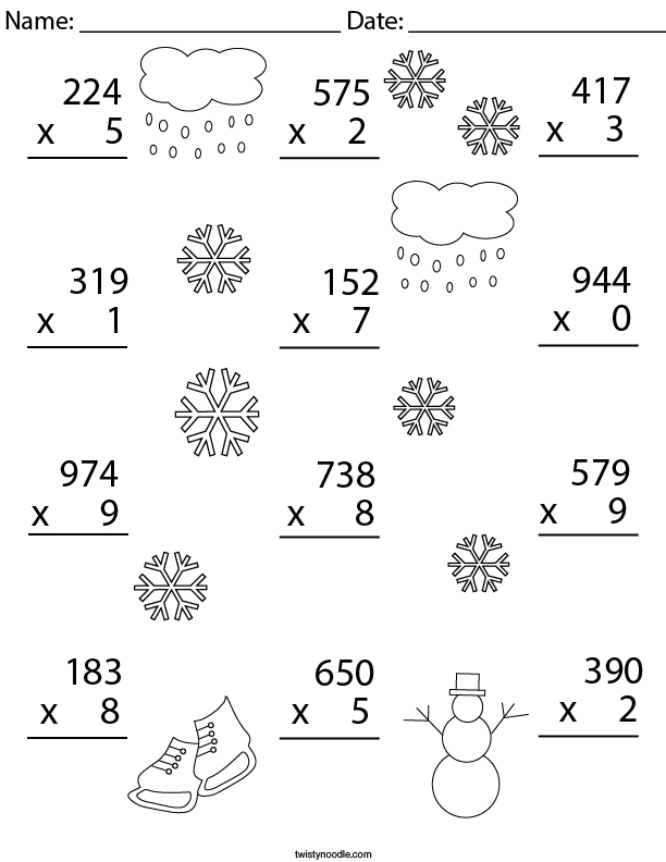  Math Worksheet