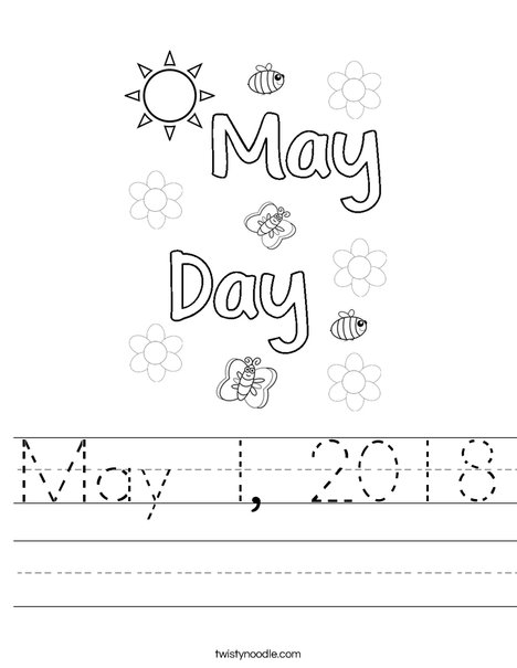 May 1, 2018 Worksheet - Twisty Noodle