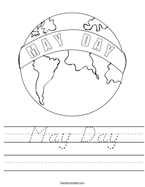May Day Earth Worksheet