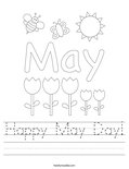 Happy May Day! Worksheet