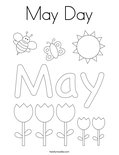 May Day Coloring Page