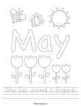 May Day started in England. Worksheet