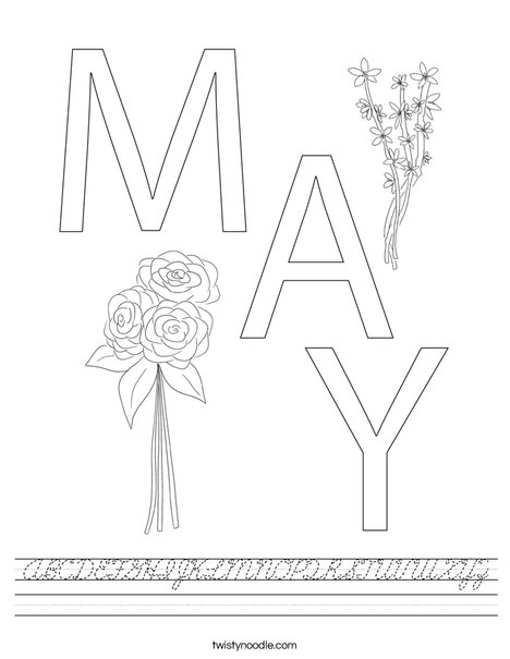 May Day Worksheet