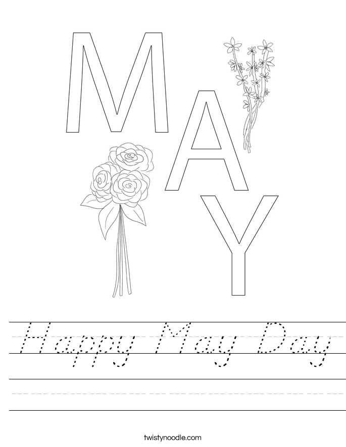 Happy May Day Worksheet