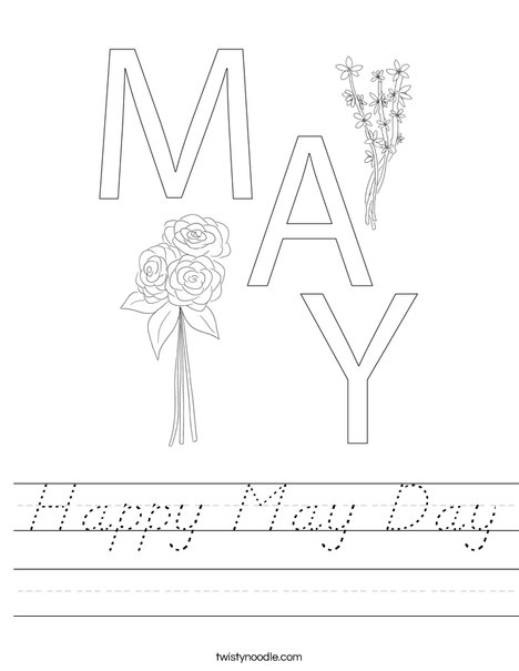 May Day Worksheet