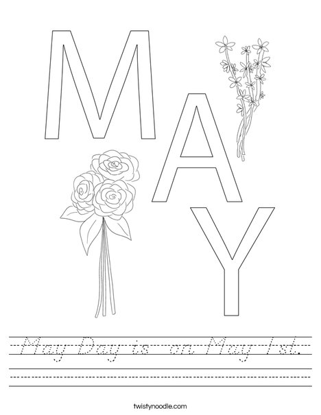 May Day Worksheet