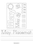 May Placemat Worksheet
