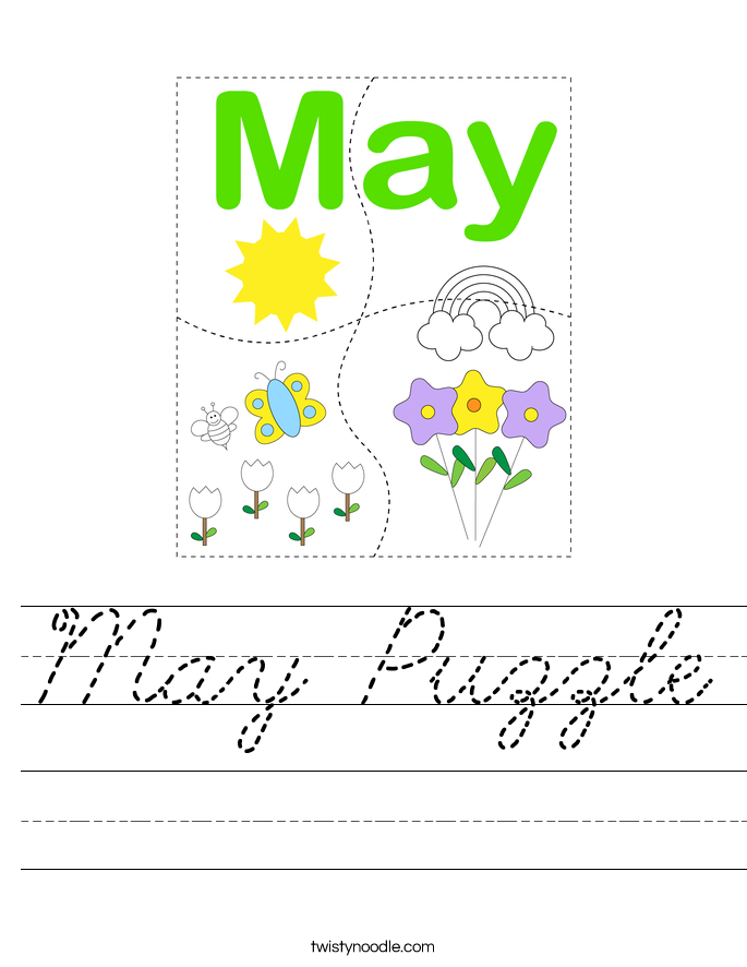 May Puzzle Worksheet