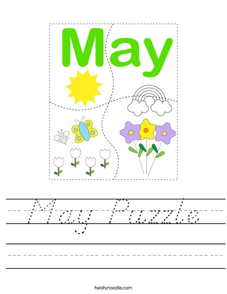 May Puzzle Worksheet