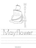 Mayflower Worksheet