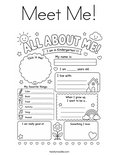 Meet Me! Coloring Page