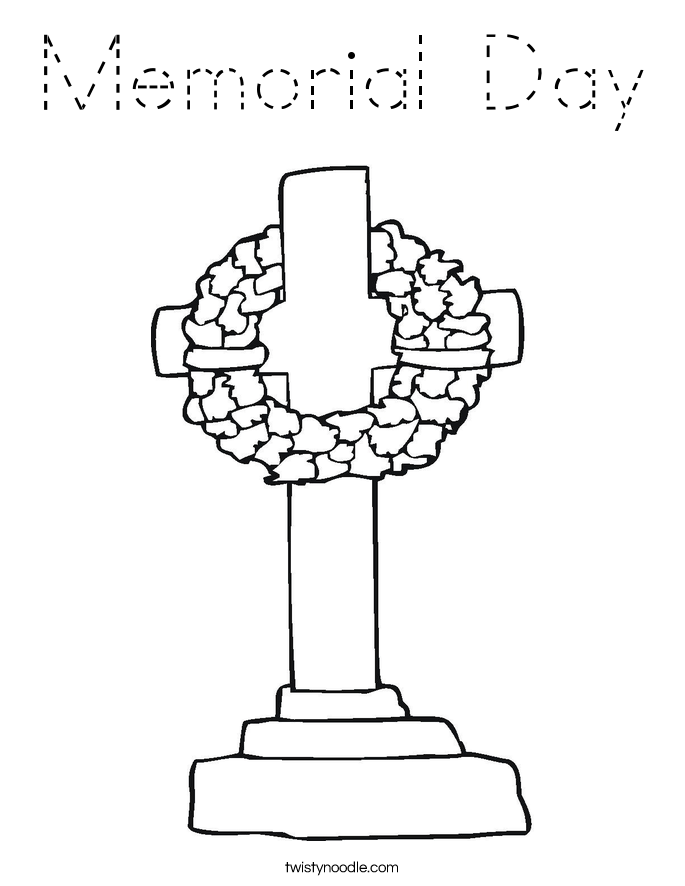 Memorial Day Coloring Page