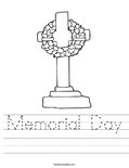 Memorial Day Worksheet