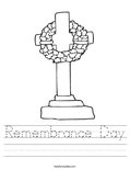 Remembrance Day Worksheet