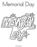 Memorial Day Coloring Page