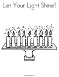 Let Your Light Shine! Coloring Page