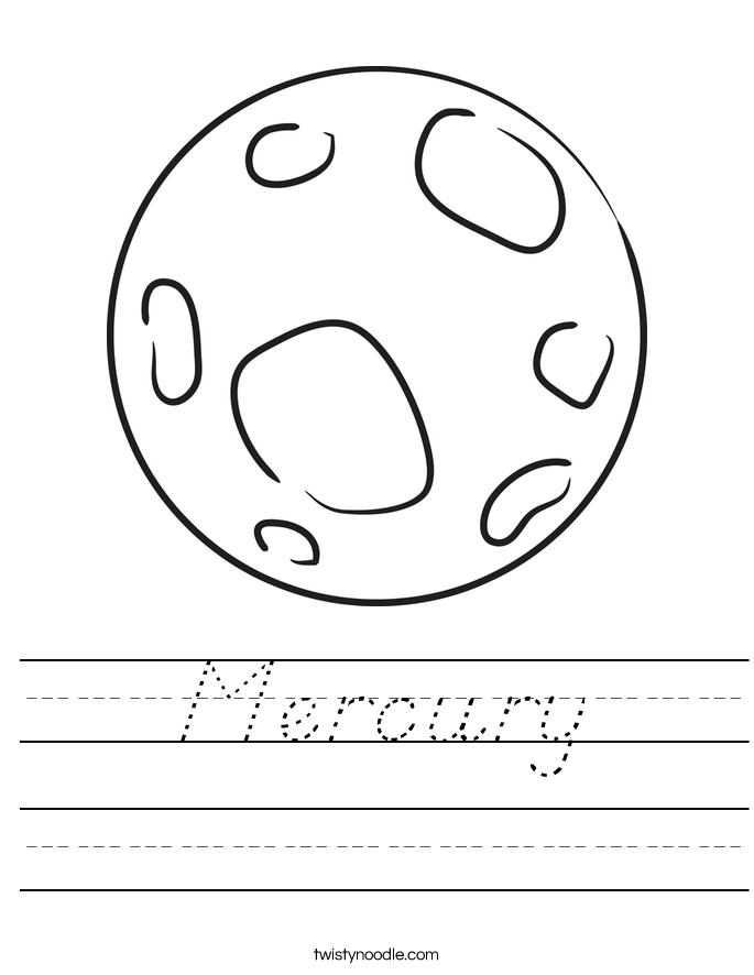 Mercury Worksheet