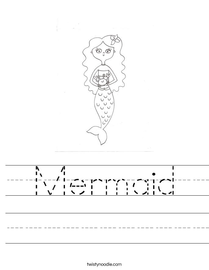 Mermaid Worksheet