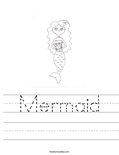 Mermaid Worksheet