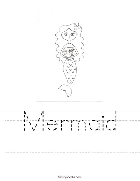 Mermaid by Melissa Worksheet