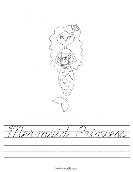 Mermaid by Melissa Worksheet