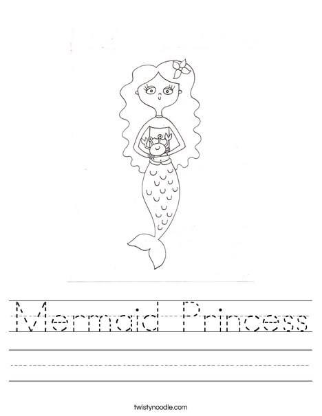 Mermaid by Melissa Worksheet