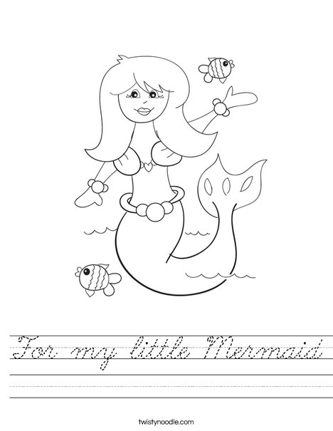 Mermaid Worksheet