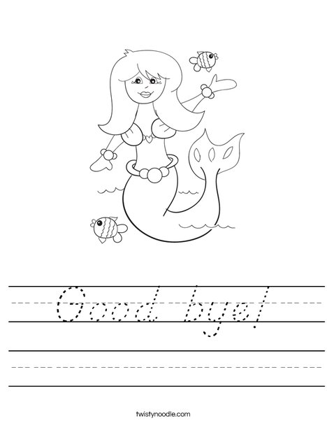 Mermaid Worksheet