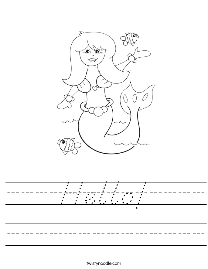 Hello! Worksheet