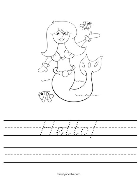 Mermaid Worksheet