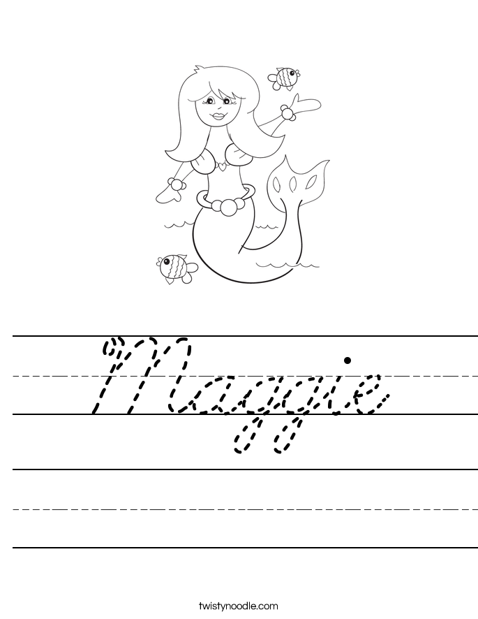 Maggie Worksheet